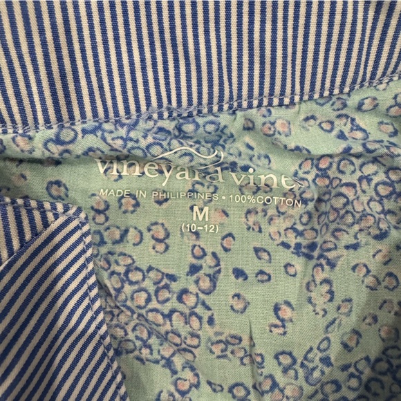 Vineyard Vines Girls Beachy Coastal Blue Sea Turtles Tunic, Size M - Picture 5 of 6